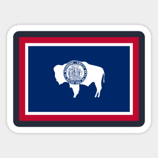 Wyoming Flag Sticker